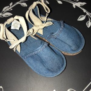 Koala Kids girls denim espadrilles size 6